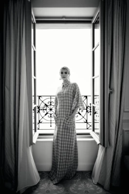 Portrait of Zoey Deutsh at the Nouvelle Vague Biarritz Film Festival — Photo Mathieu Bonnin 