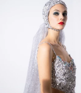 Vittoria Ceretti in the last Karl Lagerfeld's wedding dress for CHANEL — Photo Mathieu Bonnin 